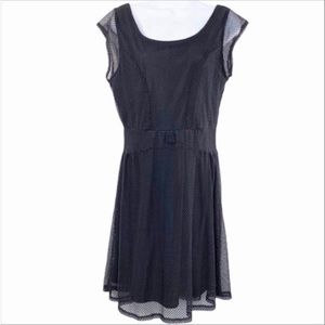 AMERICAN RAG cap sleeve dress L black